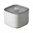 Fuente De Agua Para Mascotas Portátil De 3 Litros Blanco