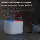 Fuente De Agua Para Mascotas Portátil De 3 Litros Blanco