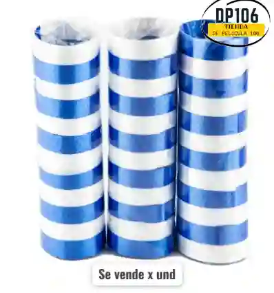 Serpentinas Azul Y Blanco