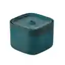 Fuente De Agua Para Mascotas Portátil De 3 Litros Azul Petroleo