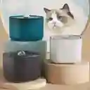 Fuente De Agua Para Mascotas Portátil De 3 Litros Azul Petroleo