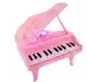 Piano De Juguete Pink Princesses Con Luces Led Rosa