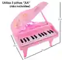 Piano De Juguete Pink Princesses Con Luces Led Rosa