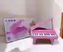 Piano De Juguete Pink Princesses Con Luces Led Rosa