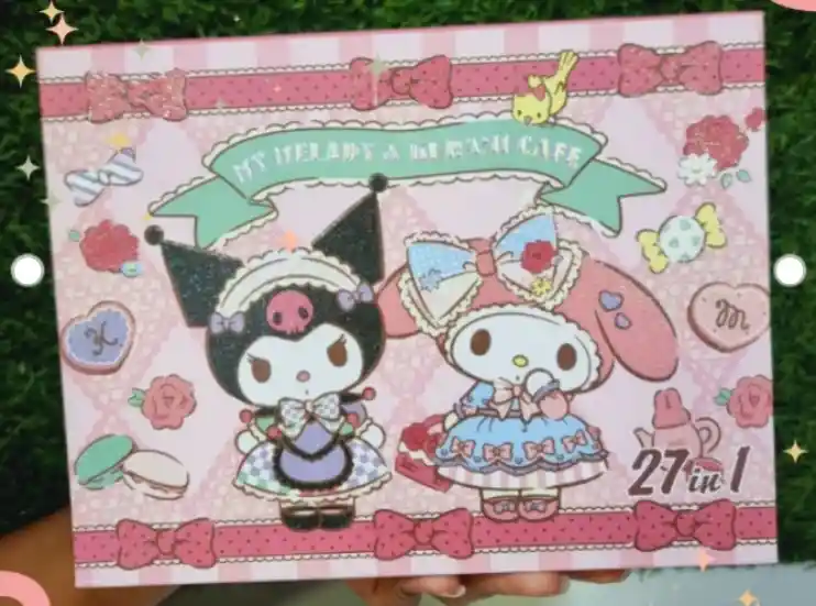 Estuche De Maquillaje Para Niñas Set Kuromi Kawaii 27 En 1