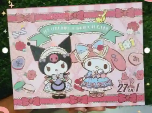Estuche De Maquillaje Para Niñas Set Kuromi Kawaii 27 En 1
