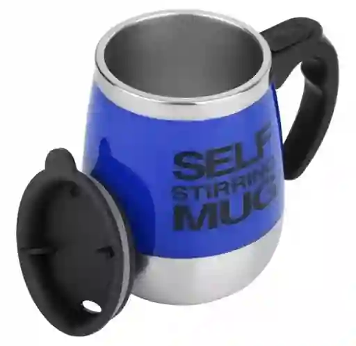 Vaso Taza Pocillo Mezclador Elèctrico Mug Cafe 400ml Azul Oscuro