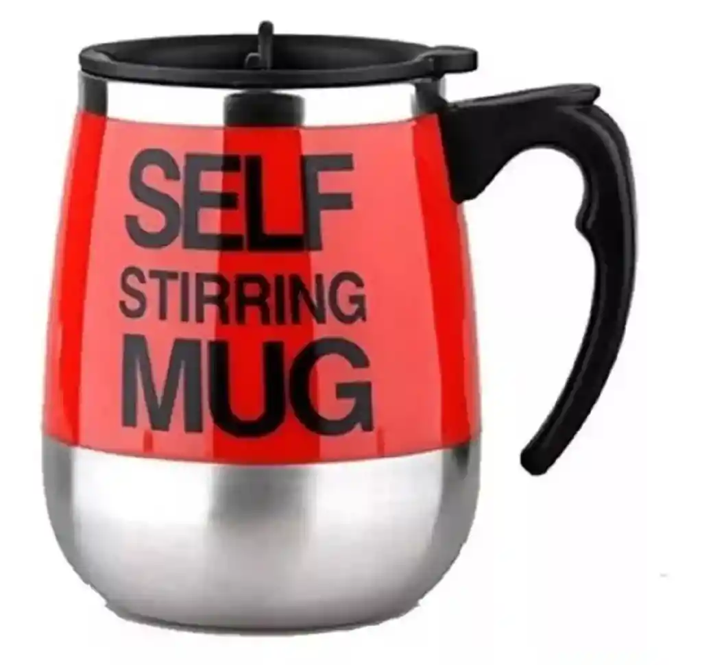 Vaso Taza Pocillo Mezclador Elèctrico Mug Cafe 400ml Rojo