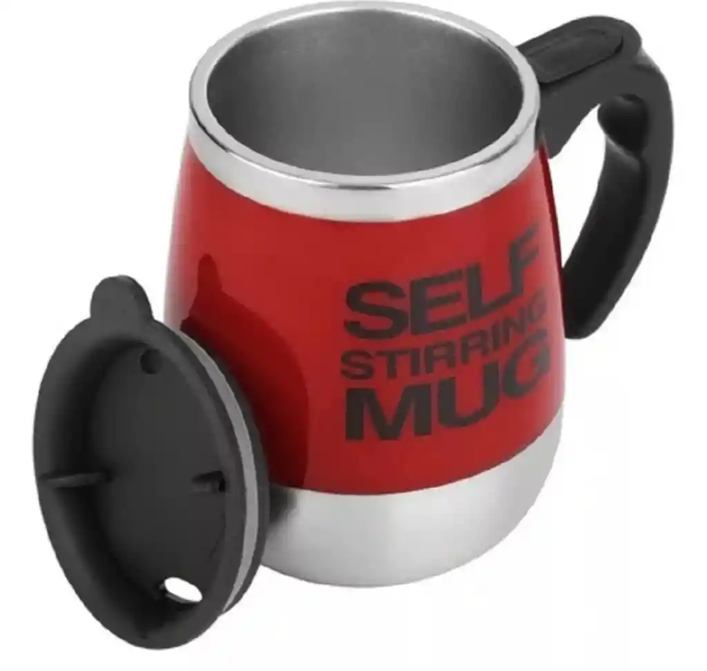 Vaso Taza Pocillo Mezclador Elèctrico Mug Cafe 400ml Rojo