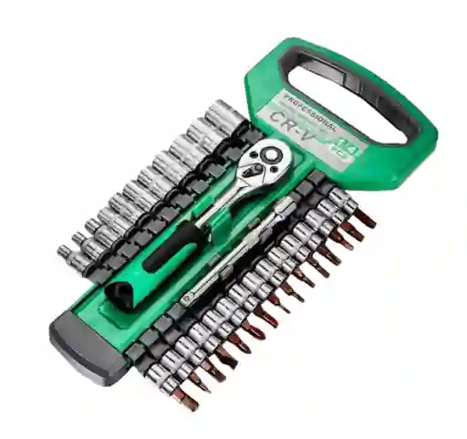 Juego Rachet Copas Y Torx 1/4 28pcs