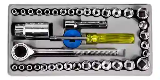 Juego De Herramientas Copas Ratchet X 40 Pcs Carro Moto Meca