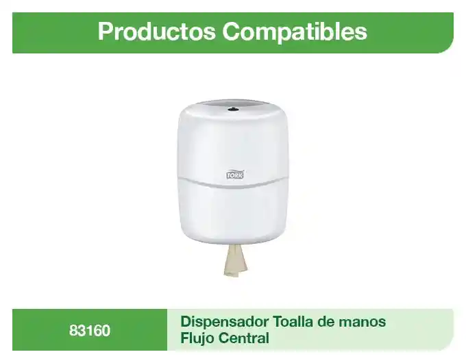 Tork Toalla De Manos Flujo Central Natural Precortada 100mts 3h 73686