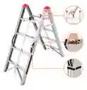 Escalera Plegable Multiproposito 4 Pasos En Aluminio 1.50 Metros