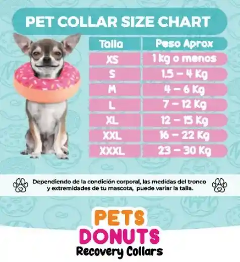 Collar Isabelino Dona Perro Talla Xl