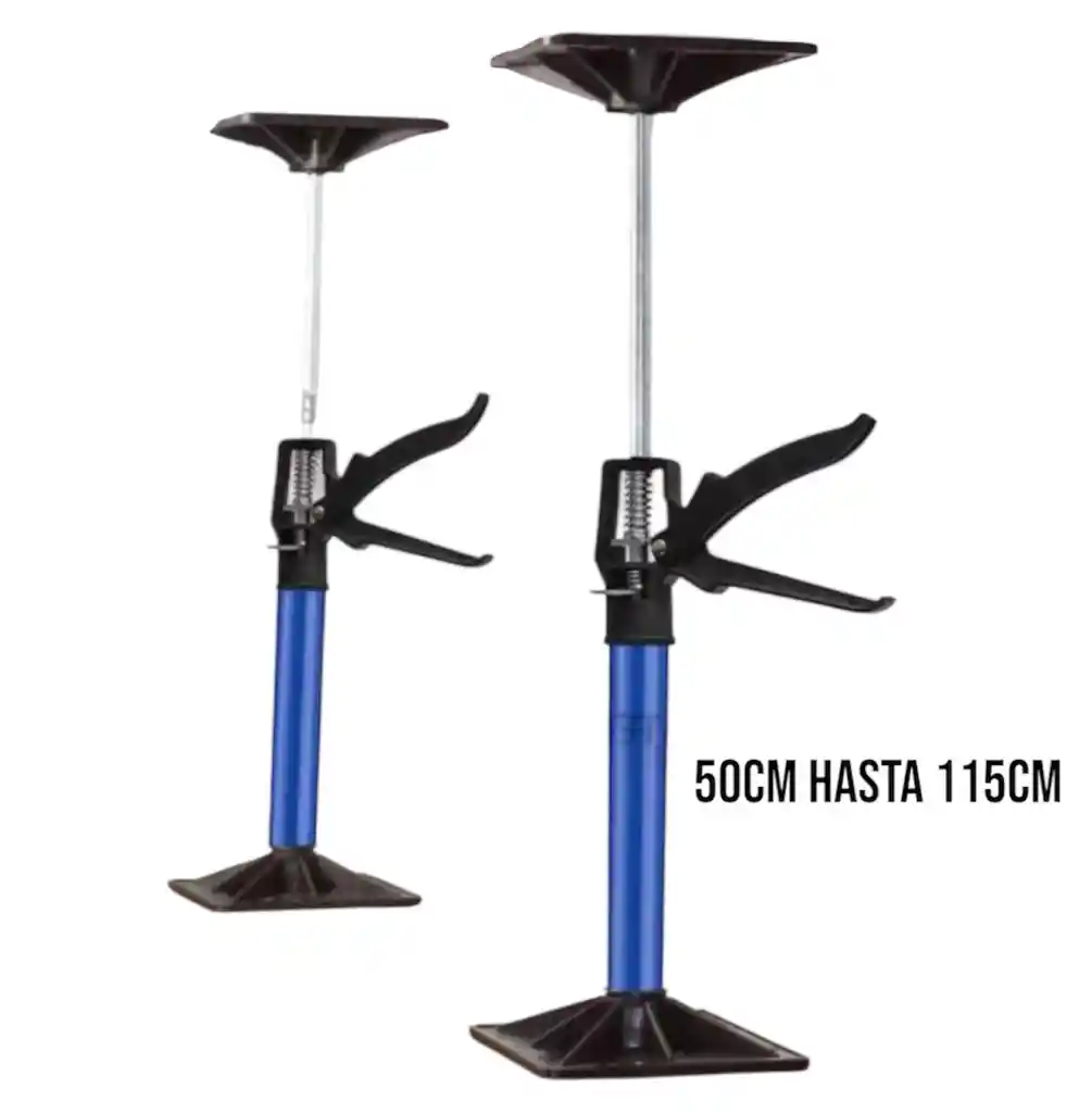 Barra Soporte Telescópica Ajustable Gabinete Carpinteria 50 Hasta 115cm
