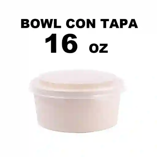 Bioform Bowl Bamboo Con Tapa 16onz X 50 Und