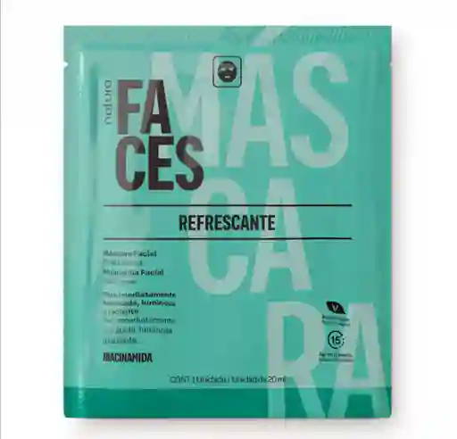 Máscara Facial Refrescante Piel Oleosa Faces