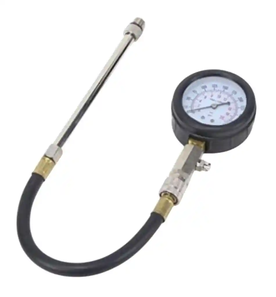 Manómetro Kit Prueba Compresión Cilindro Motor Gasolina 11 Piezas