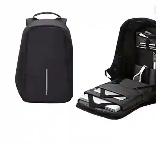 Morral Almacenamiento Bolso Morral Antirrobo Negro