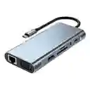 Adaptador Convertidor Multipuerto Tipo C 10 En 1 Hub Tipo C
