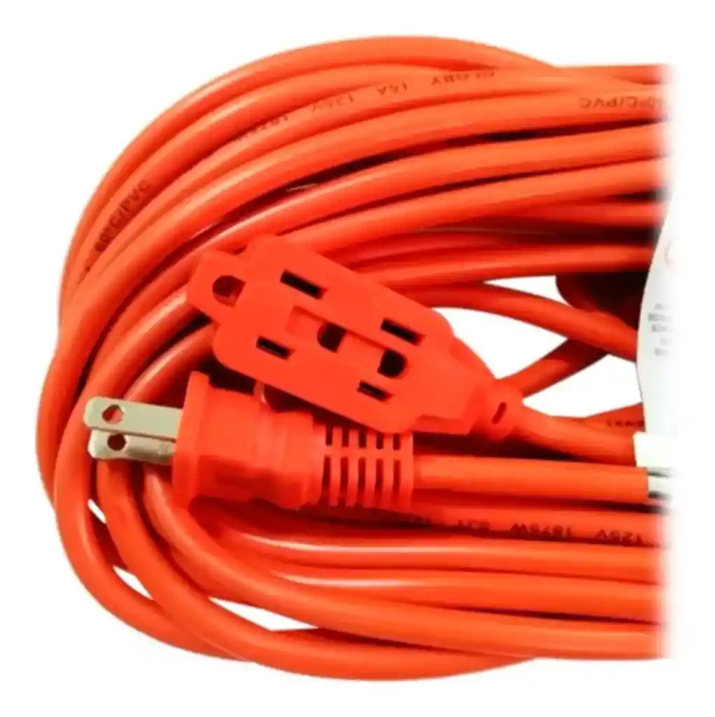 Extensión Eléctrica Industrial X 10 Metros Naranja
