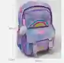 Morral Almacenamiento Bolso Escolar Bolso De Niña Azul
