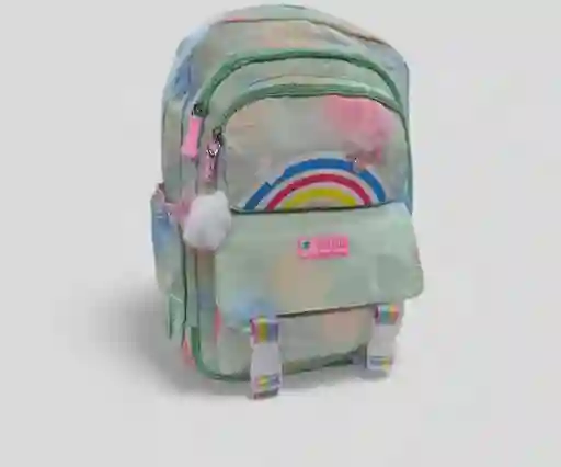 Morral Almacenamiento Bolso Escolar Bolso De Niña Verde