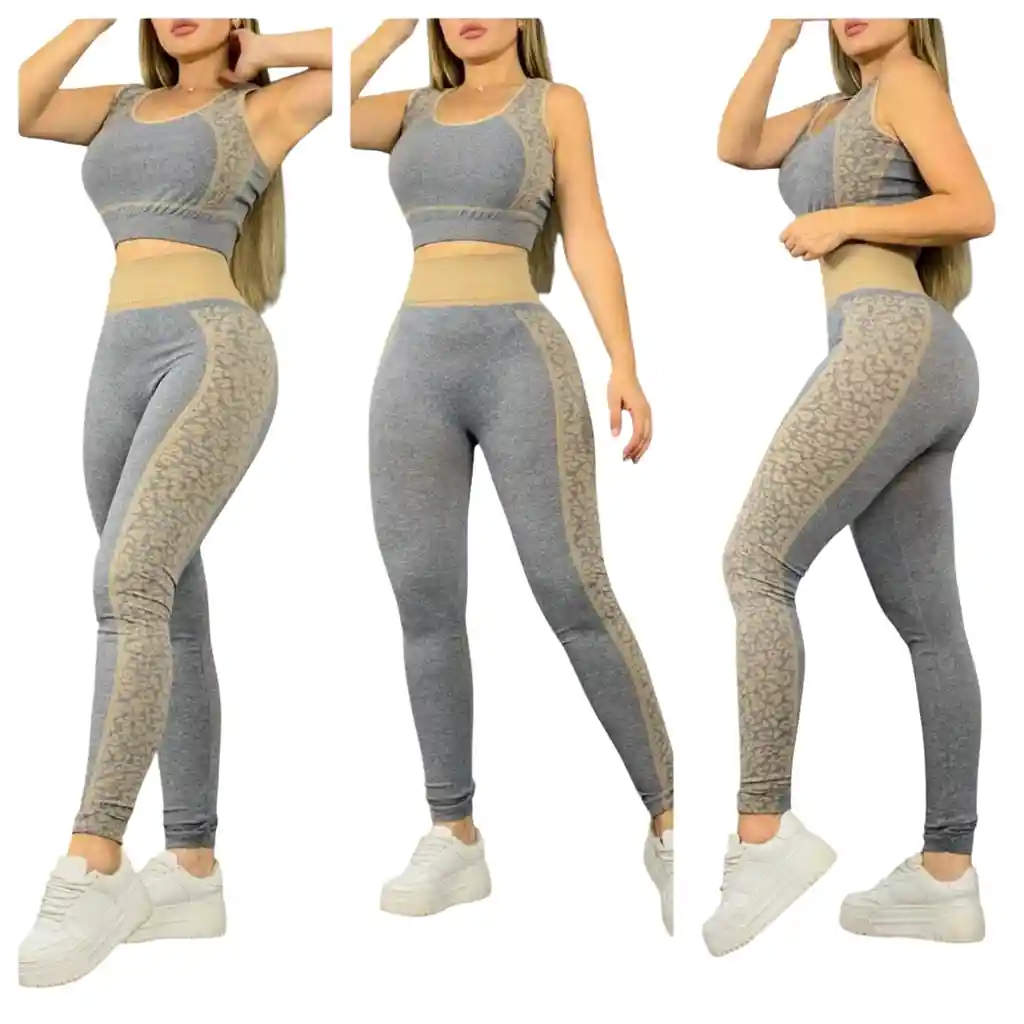 Conjunto Deportivo Leggins Levanta Cola + Esqueleto