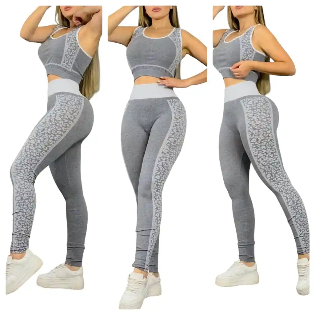 Conjunto Deportivo Leggins Levanta Cola + Esqueleto