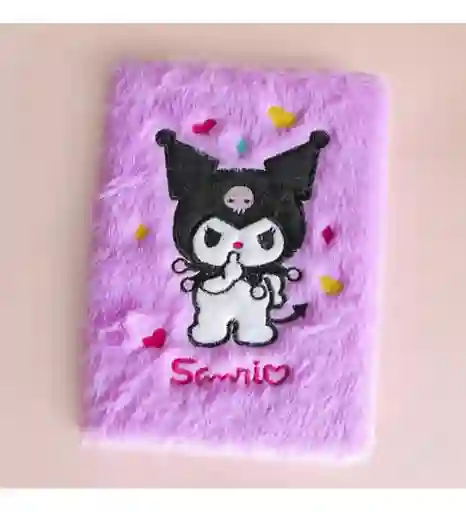 Linda Agenda Peluche Kuromi Kawaii Libreta Para Niños Kuromi