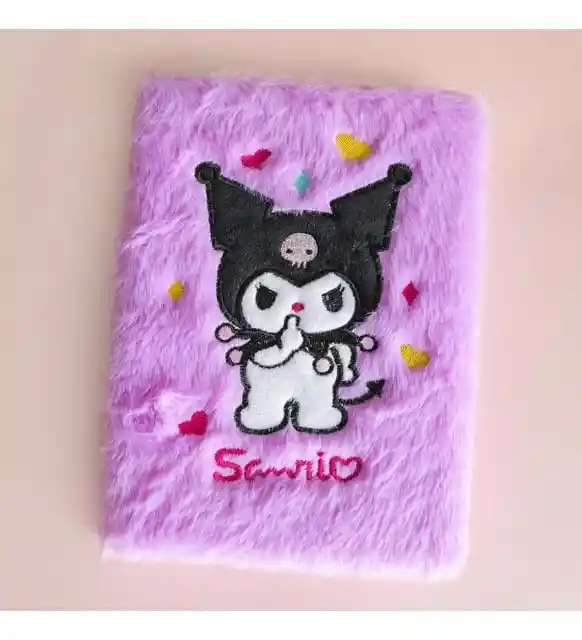 Linda Agenda Peluche Kuromi Kawaii Libreta Para Niños Kuromi