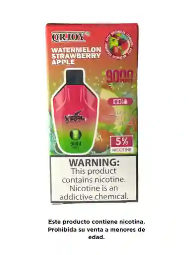 Viral 9.000 Puffs Watermelon Strawberry Apple