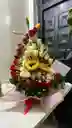 🌺 Arreglo Floral Tradicional, Rosas, Lirios, Girasoles