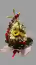 🌺 Arreglo Floral Tradicional, Rosas, Lirios, Girasoles