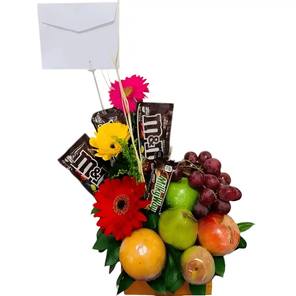 Gerberas, Chocolates Y Frutas