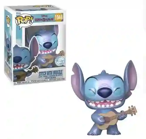 Funko Stitch Con Ukulele 1044 Original Lilo Stitch