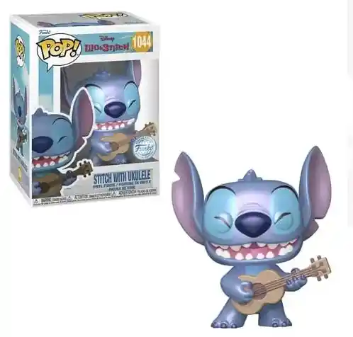 Funko Stitch Con Ukulele 1044 Original Lilo Stitch