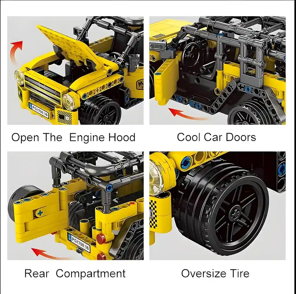 Lego Camioneta A Control Remoto Armable 446 Piezas