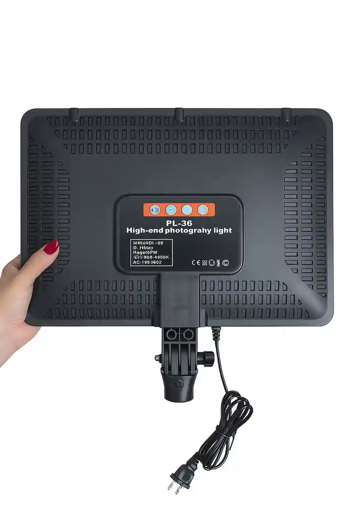 Panel Luz Led Profesional 36cm Con Tripode 2.10mts Y Control Pl-36