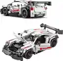 Carro Deportivo Bloques Armables 420 P Control Remoto Color Blanco