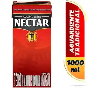 Aguardiente Nectar Rojo 1000ml