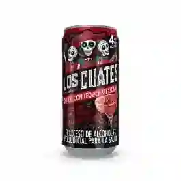 Los Cuates Coctel Tequila Margarita Fresa 269ml