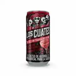 Los Cuates Coctel Tequila Margarita Fresa 269ml