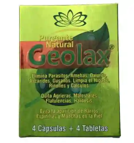 Geolax – Purgante Natural (4 Cápsulas + 4 Tabletas)