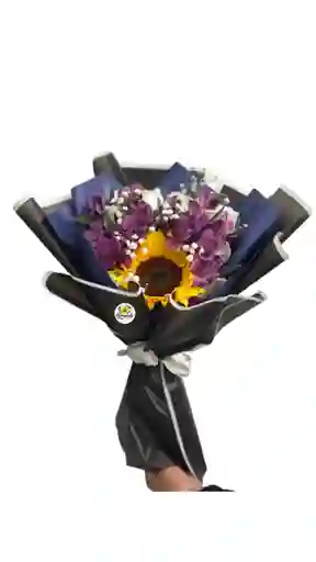 Flores Ramo Girasol Astromelias Rosas