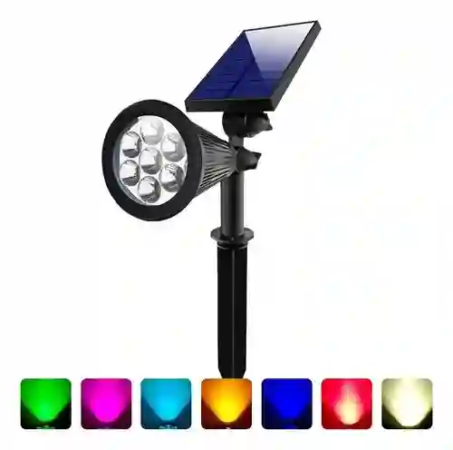 Lampara Luz Solar Led Rgb Decorativa Wg-092