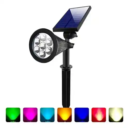 Lampara Luz Solar Led Rgb Decorativa Wg-092