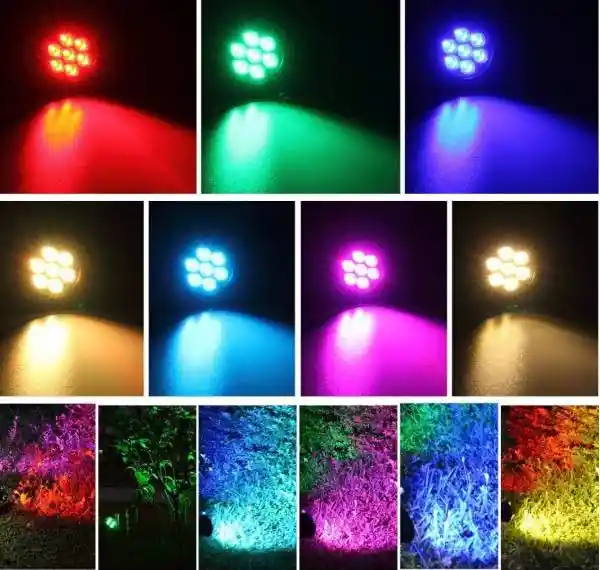 Lampara Luz Solar Led Rgb Decorativa Wg-092