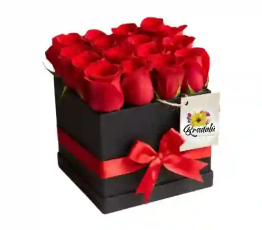 Flores Caja Rosas
