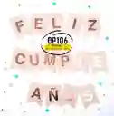 Feston Feliz Cumpleaños Rosado Guirnalda / Banderin